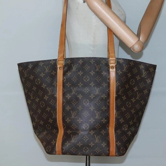 LOUIS VUITTON Monogram Sac Shopping Tote Bag M51108 LV Auth ep9693 - Picture 1 of 16